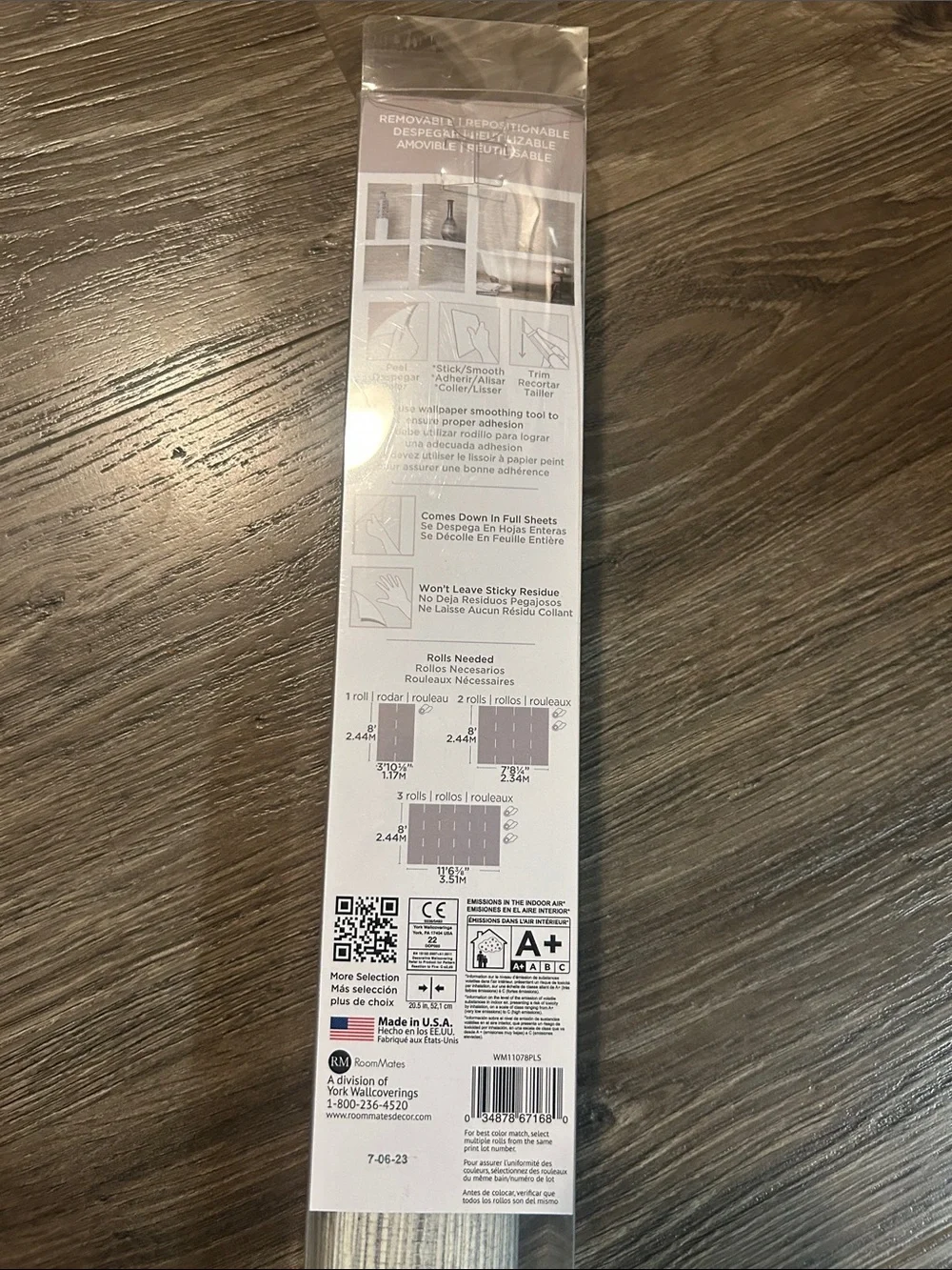 NWT Neutral Textured Wallcovering - Gray Grasscloth